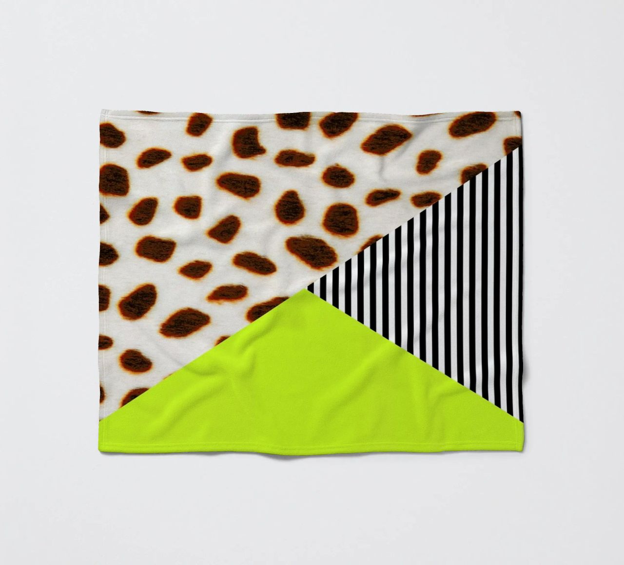 Cheetah Stripe  Neon coperta in pile da Vasare Nar