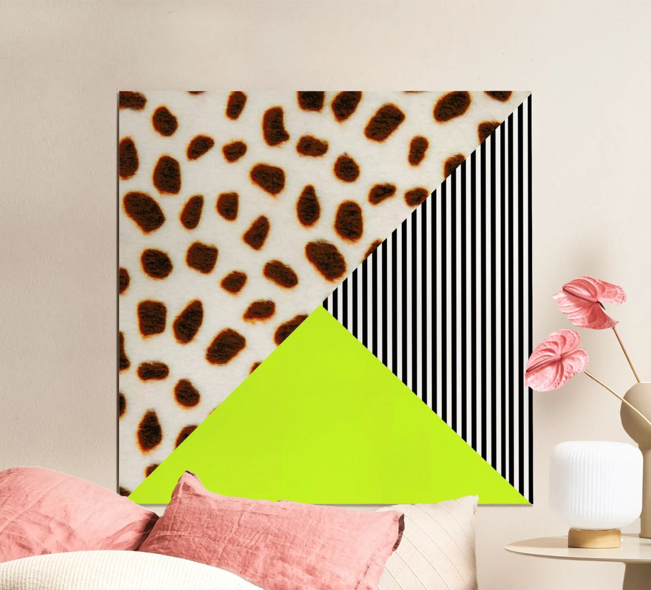 Cheetah Stripe  Neon Poster von Vasare Nar