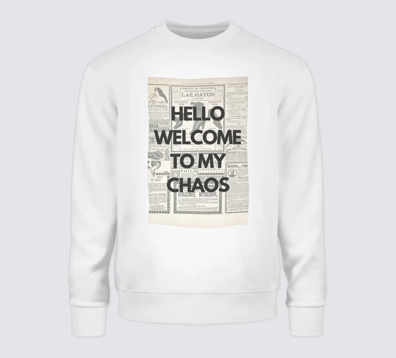 Hello Welcome to my Chaos felpa da NORDLICHT DESIGNS