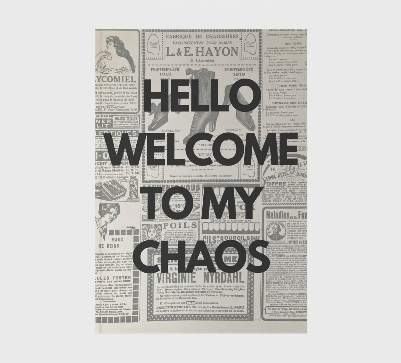 Hello Welcome to my Chaos diario da NORDLICHT DESIGNS