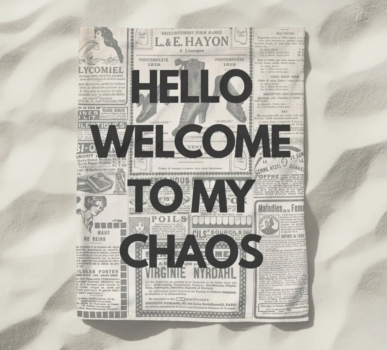Hello Welcome to my Chaos telo mare da NORDLICHT DESIGNS