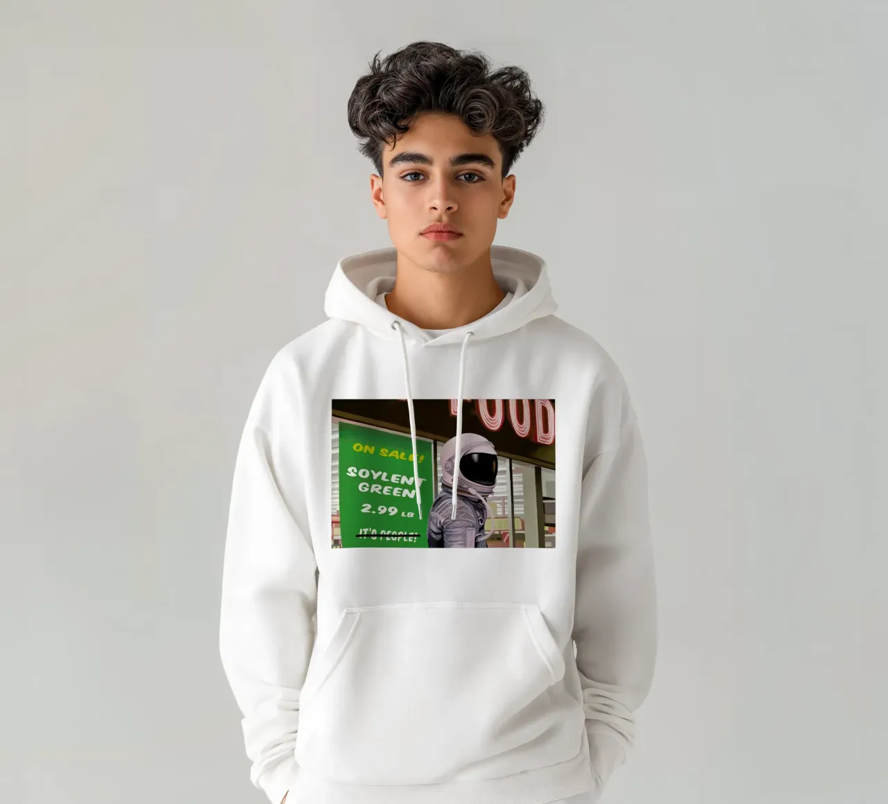 Soylent Green felpa con cappuccio da Scott Listfield