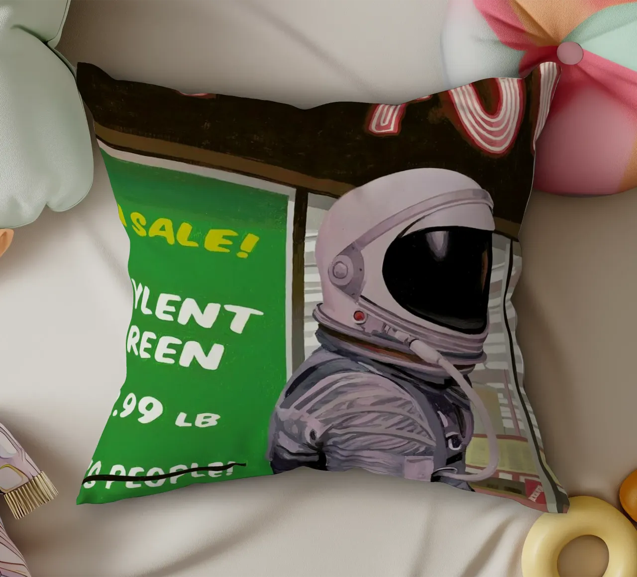 Soylent Green cuscino da Scott Listfield