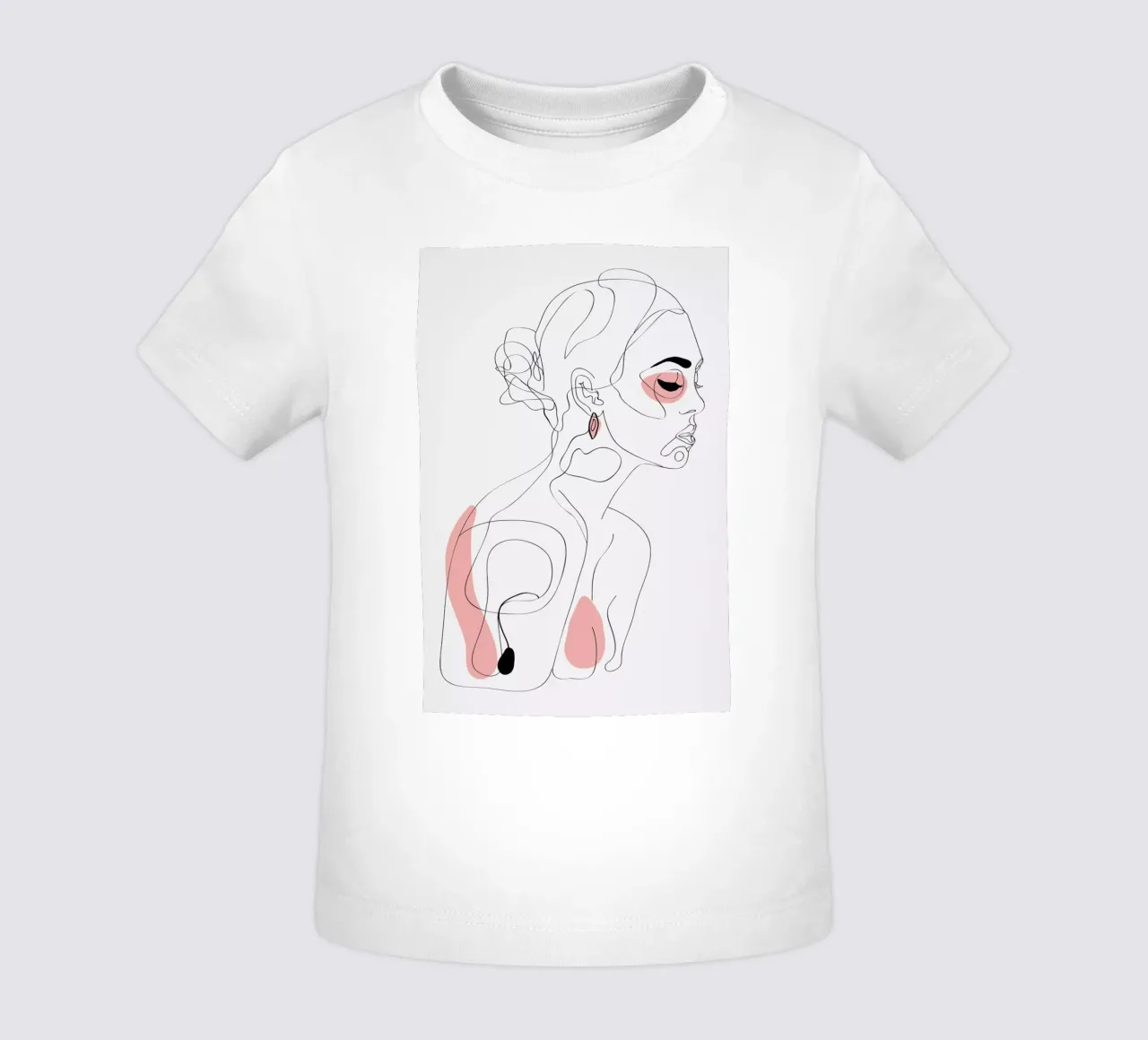 One Line Girl Part 1 maglietta neonato da Nettsch