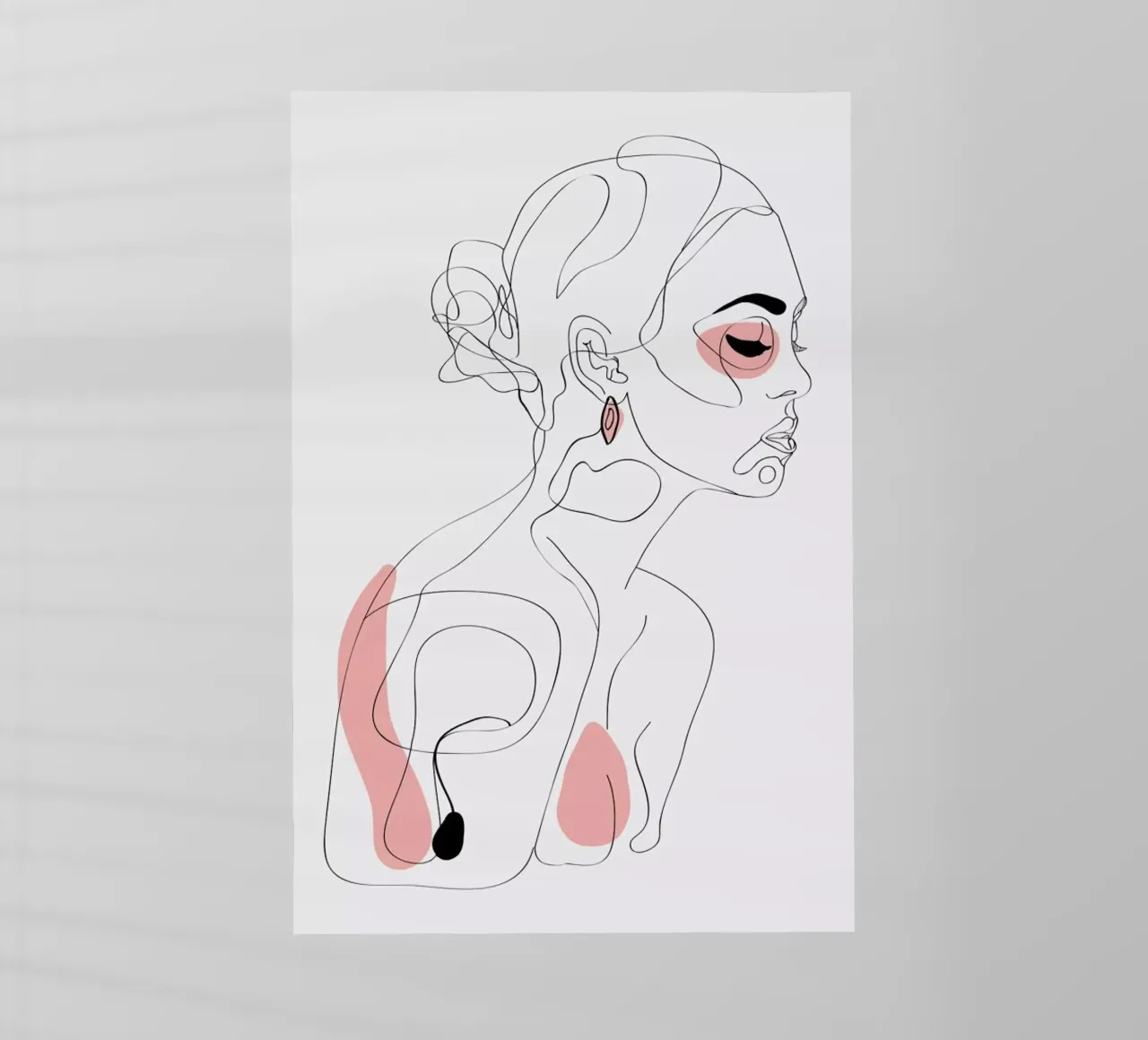 One Line Girl Part 1 pellicola backlit da Nettsch