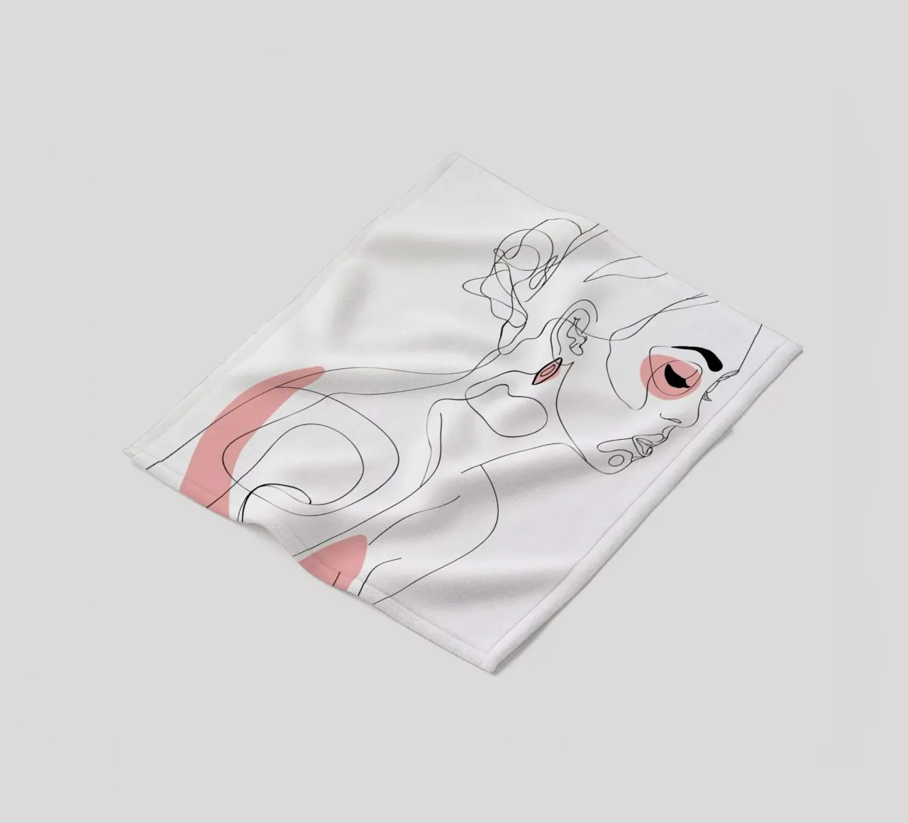 One Line Girl Part 1 coperta in pile da Nettsch