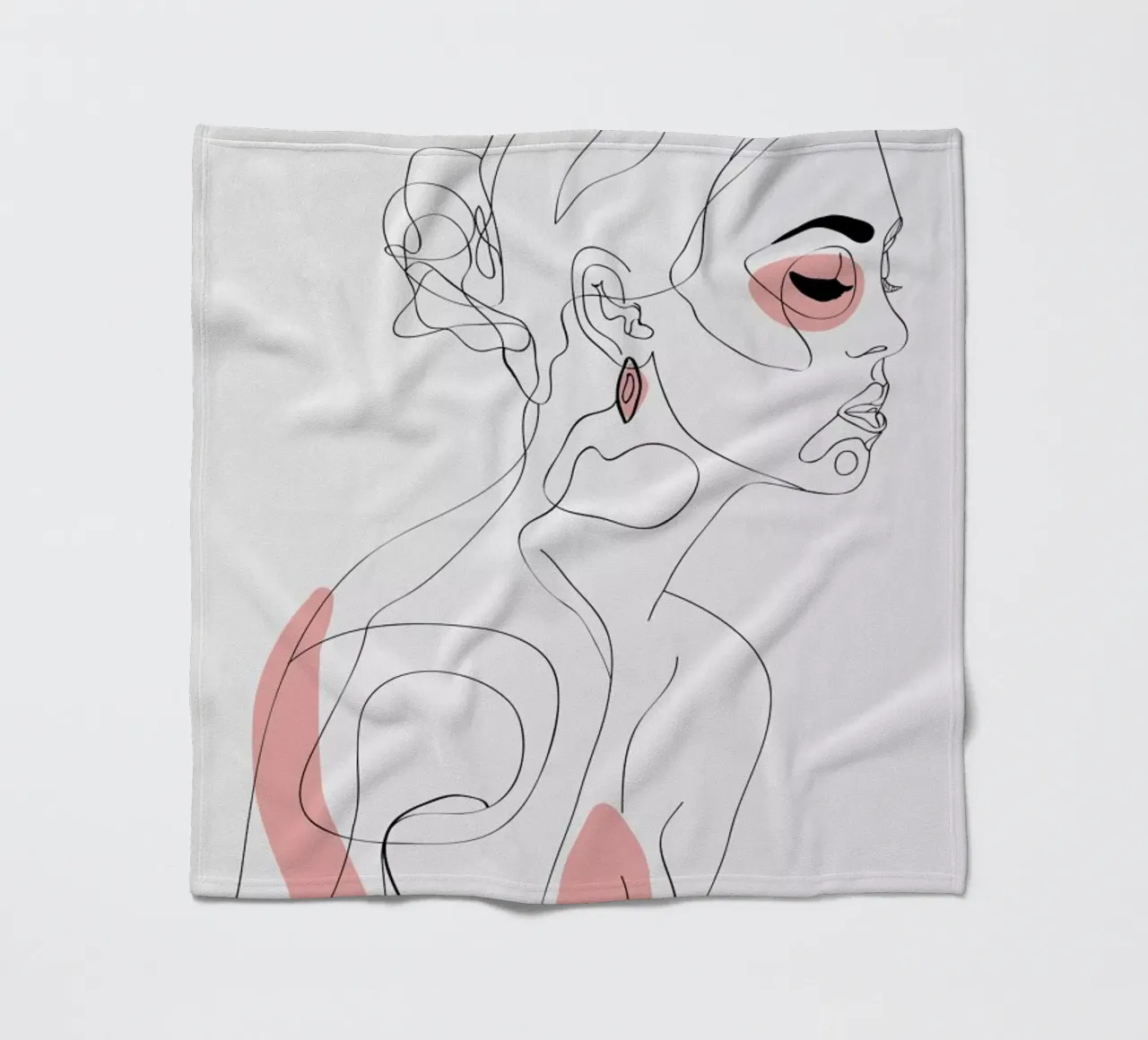 One Line Girl Part 1 coperta in pile da Nettsch