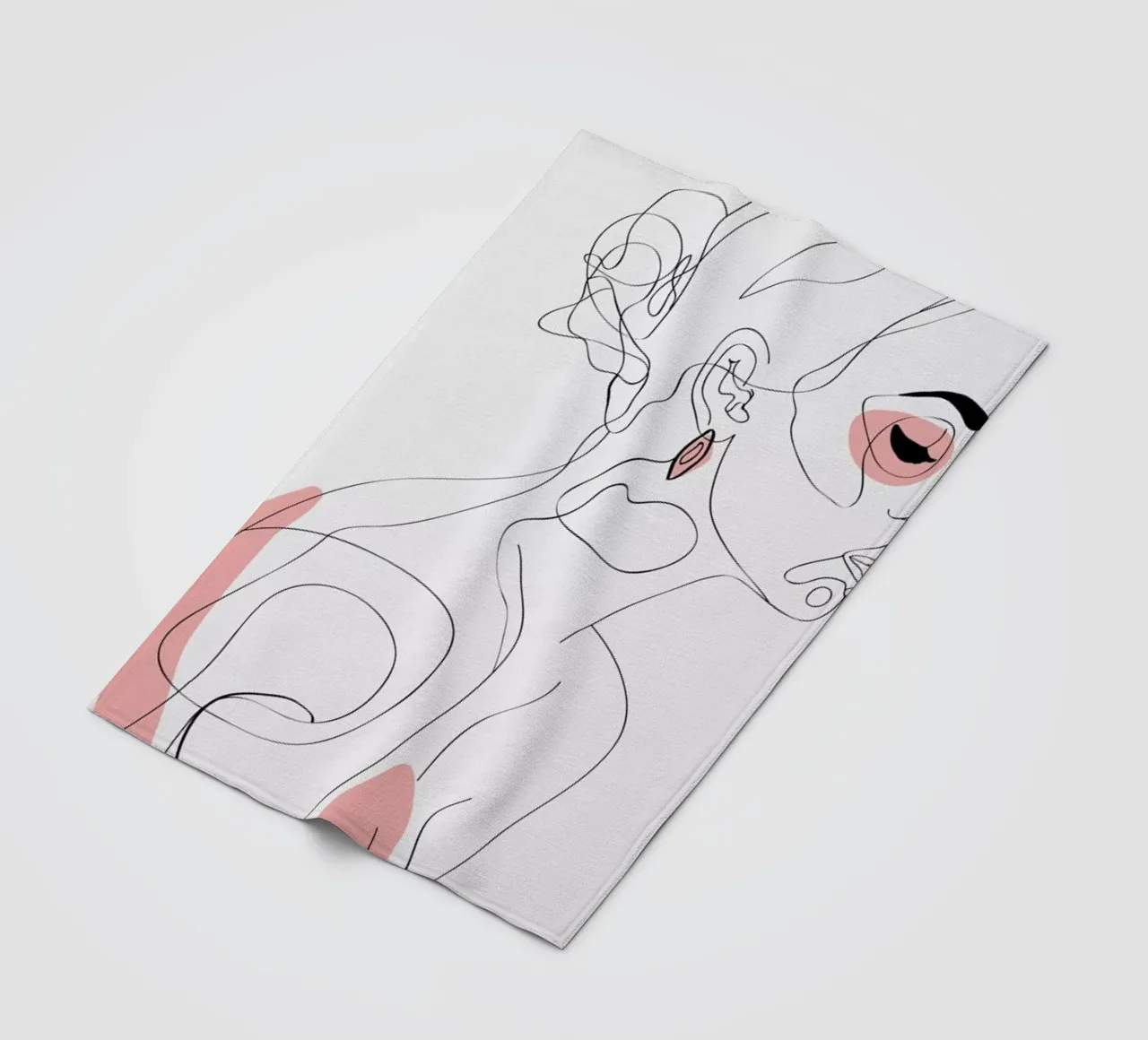 One Line Girl Part 1 coperta in pile da Nettsch