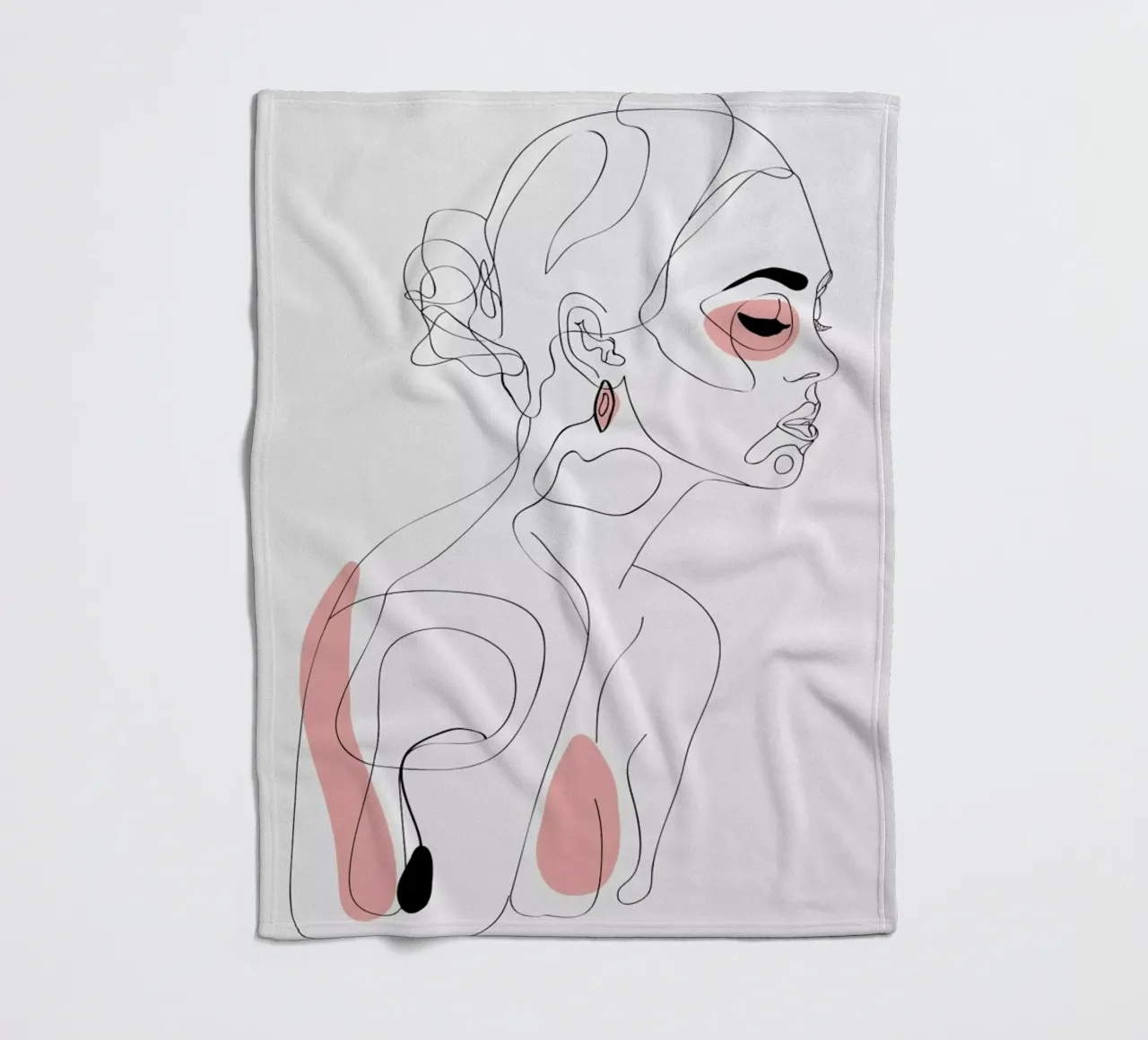 One Line Girl Part 1 coperta in pile da Nettsch