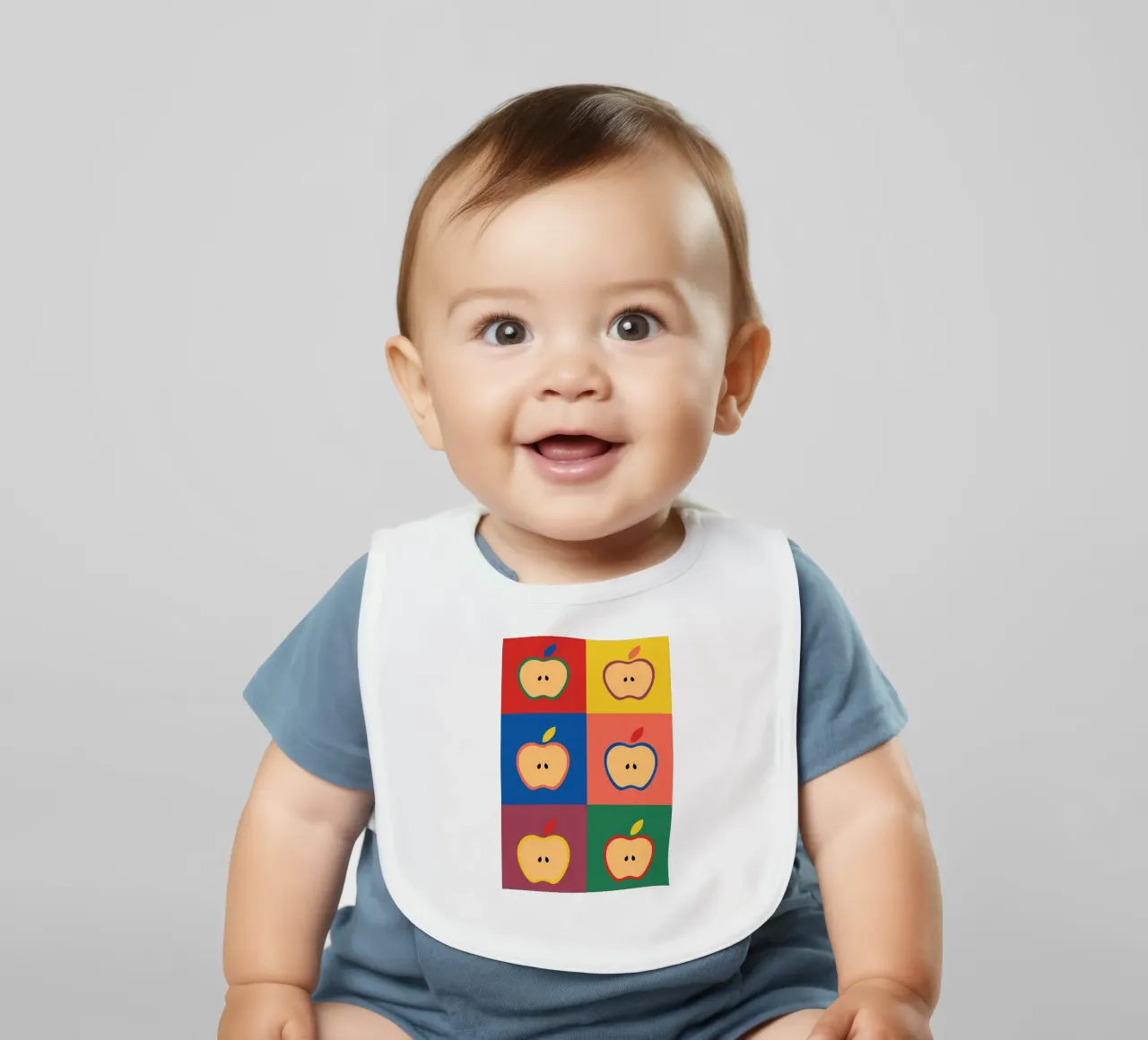 Apples bavaglino da The Poster Kid