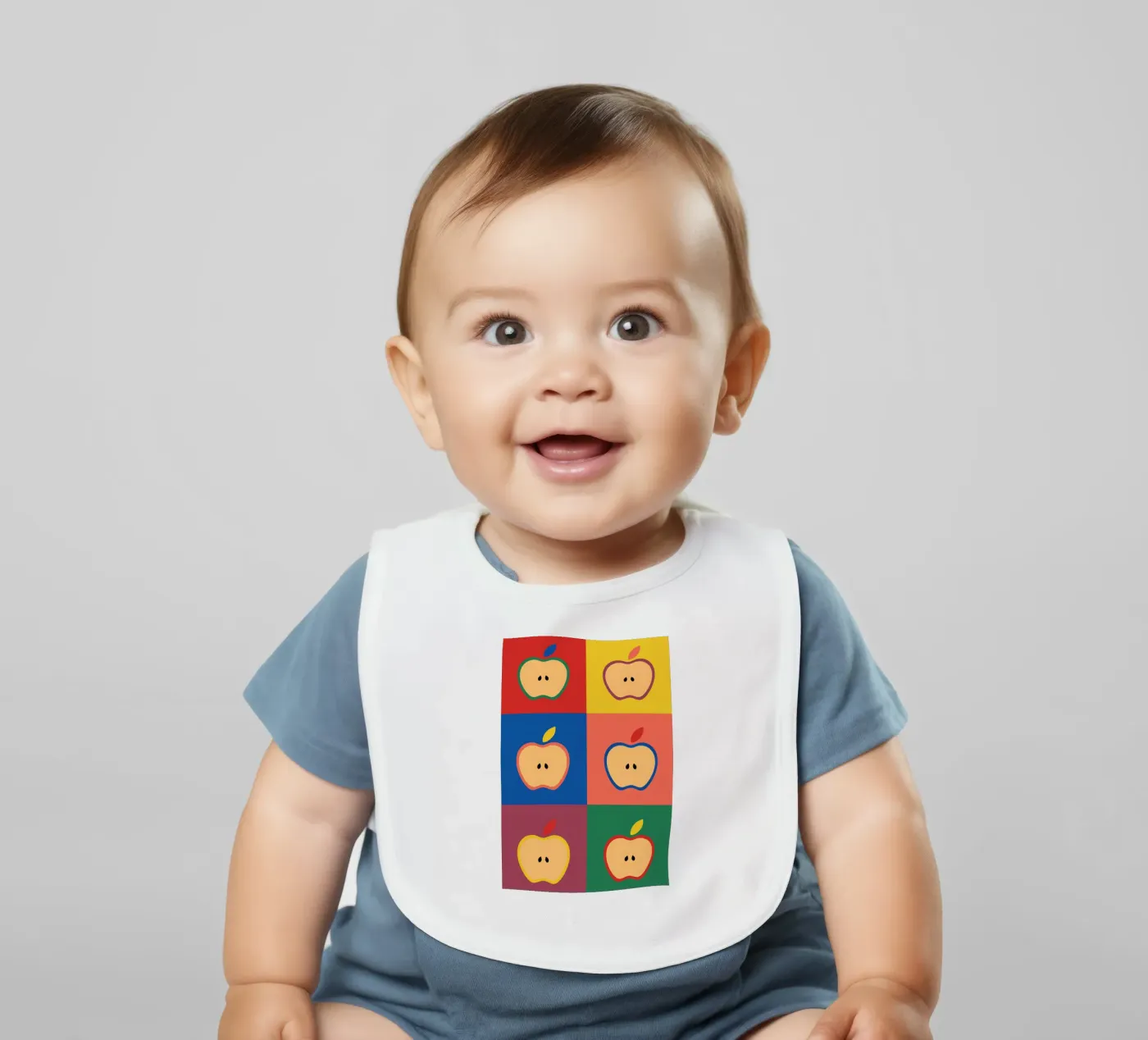 Apples bavaglino da The Poster Kid