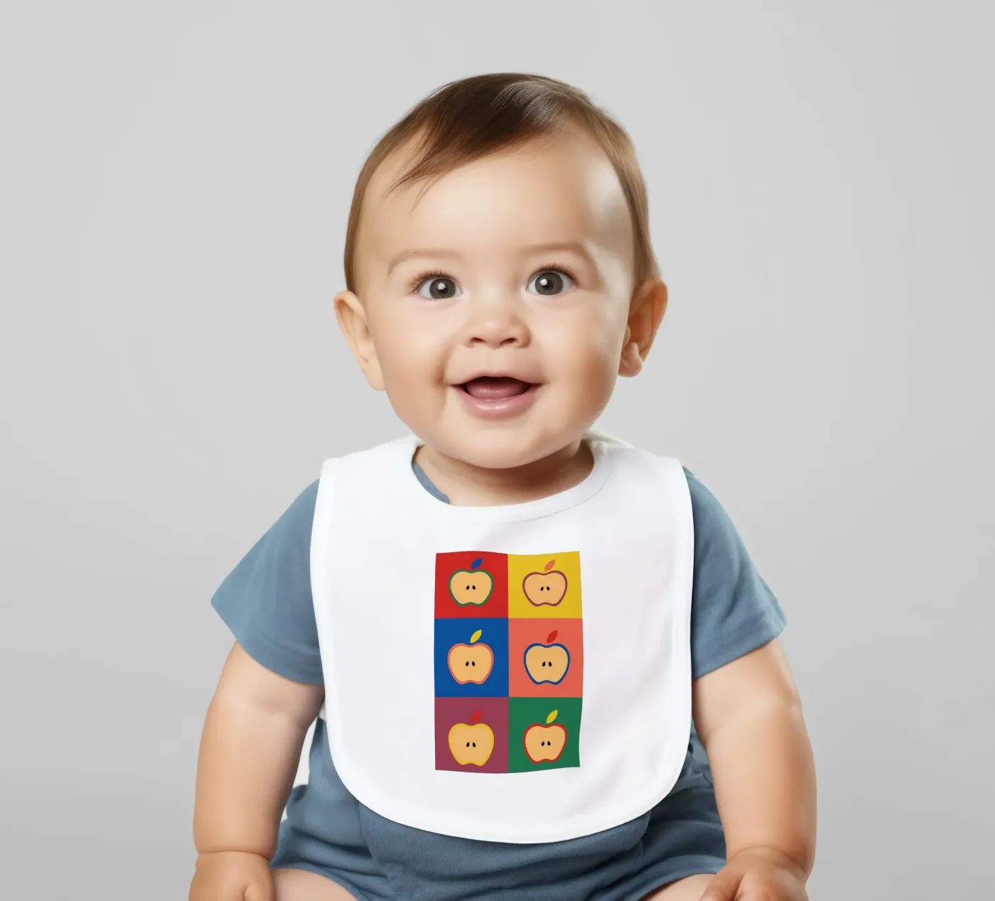 Apples bavaglino da The Poster Kid