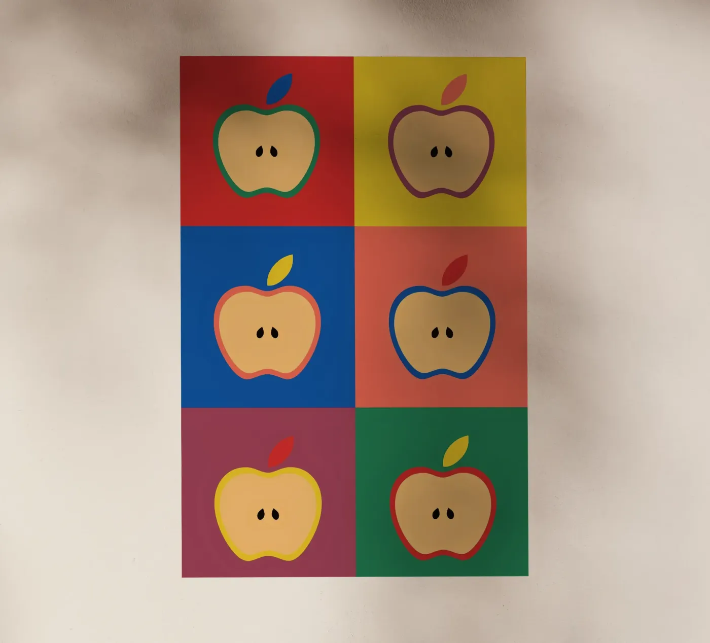 Apples pellicola backlit da The Poster Kid