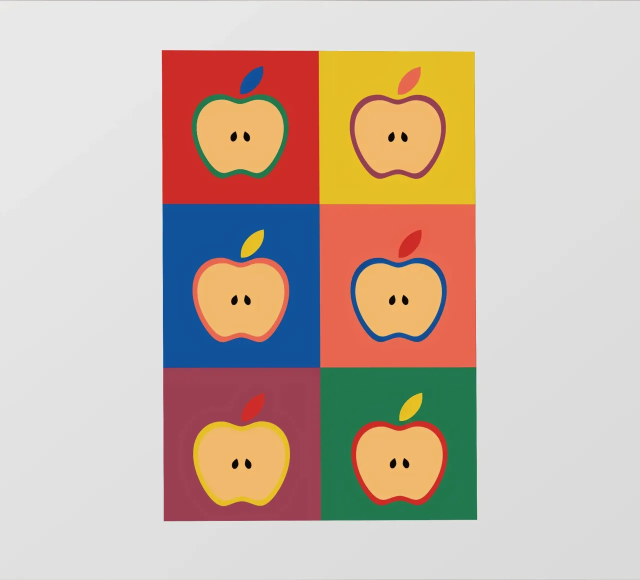 Apples telo in pvc da The Poster Kid
