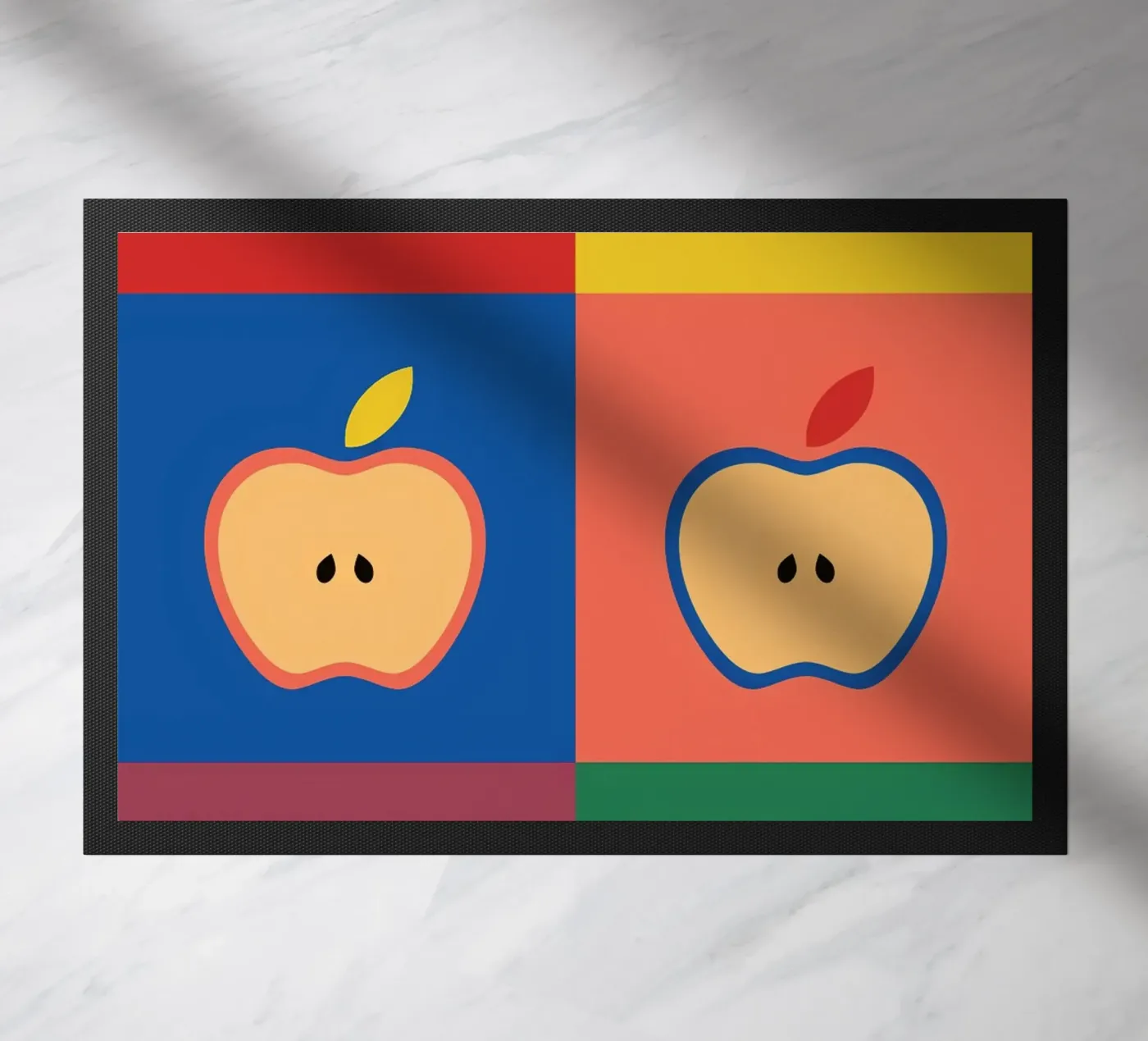 Apples deurmat van The Poster Kid