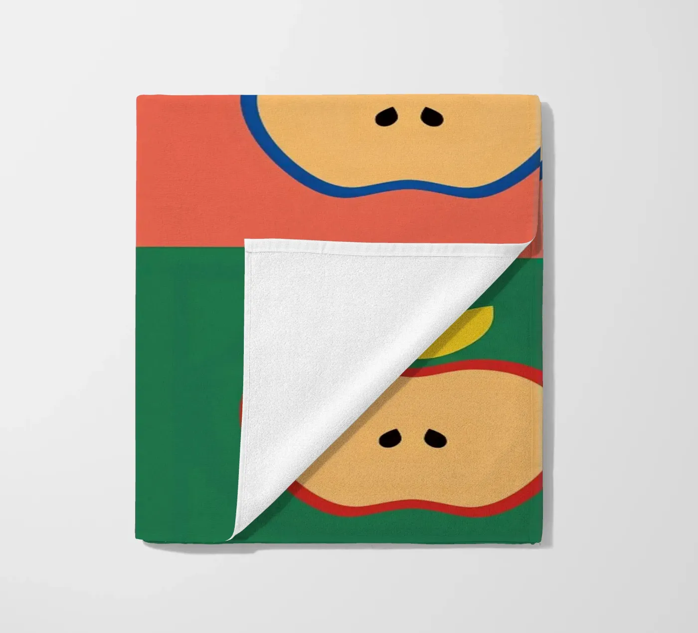 Apples beach towel by The Poster Kid