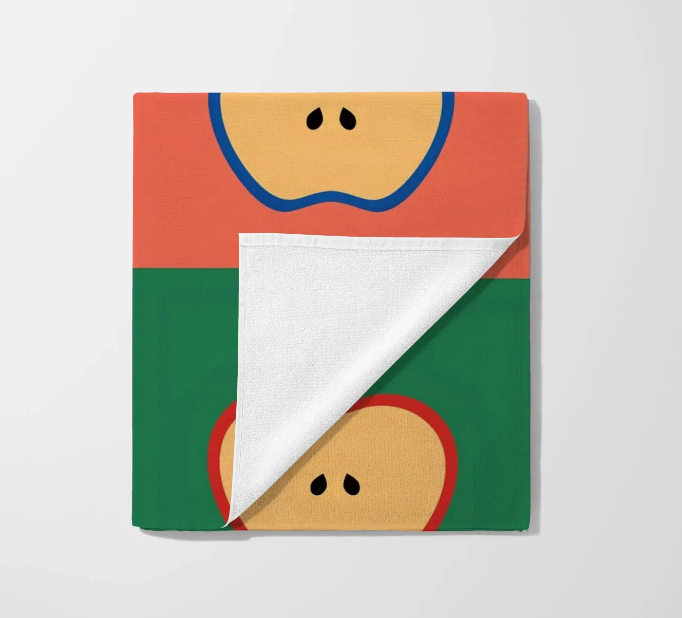 Apples beach towel by The Poster Kid
