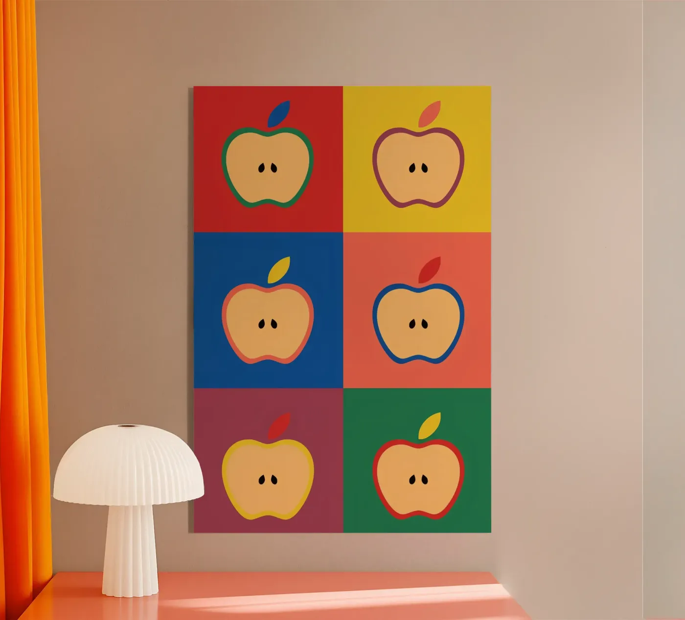 Apples Acryl-Glas von The Poster Kid
