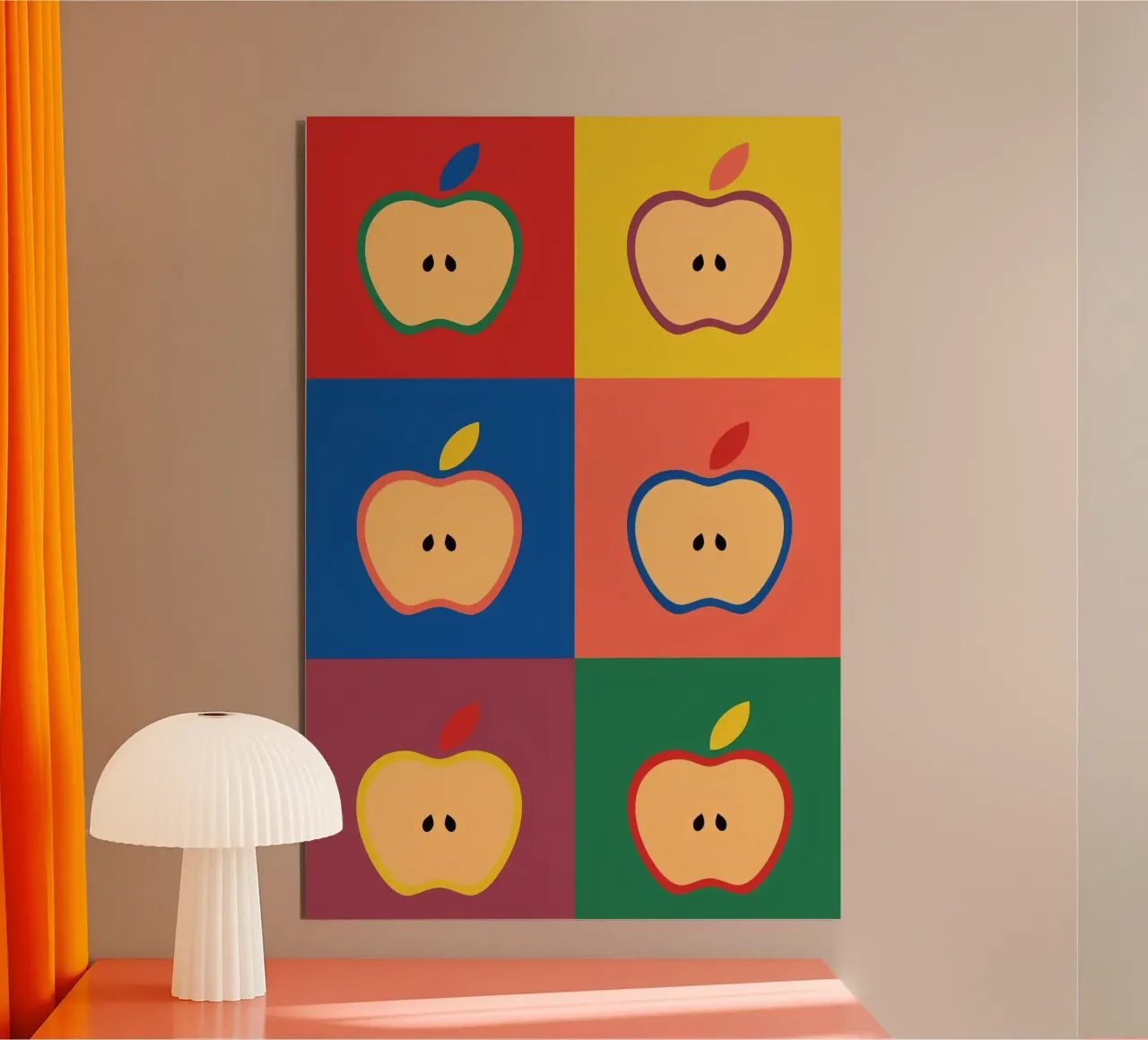 Apples alluminio dibond da The Poster Kid
