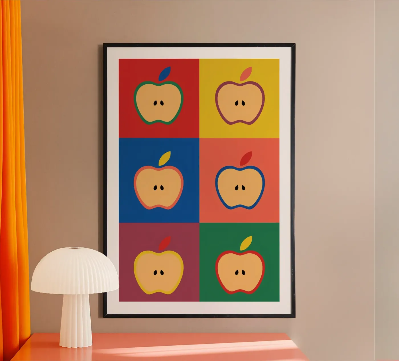 Apples poster by The Poster Kid