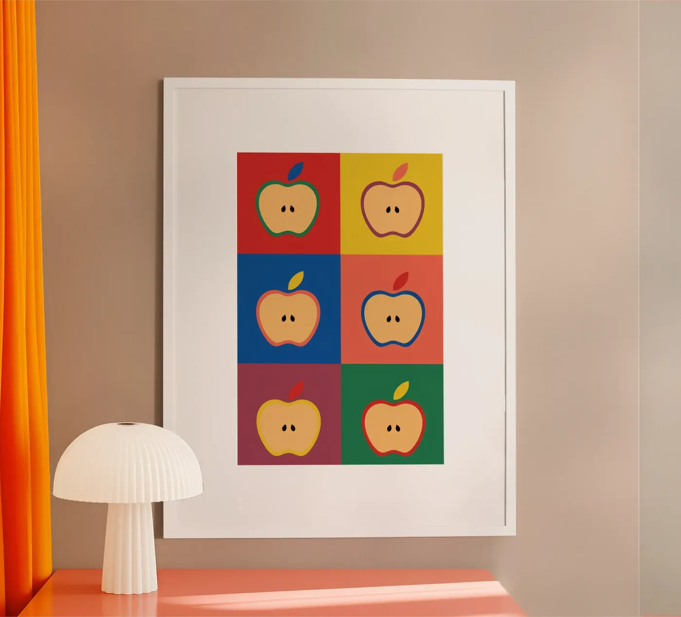 Apples poster by The Poster Kid