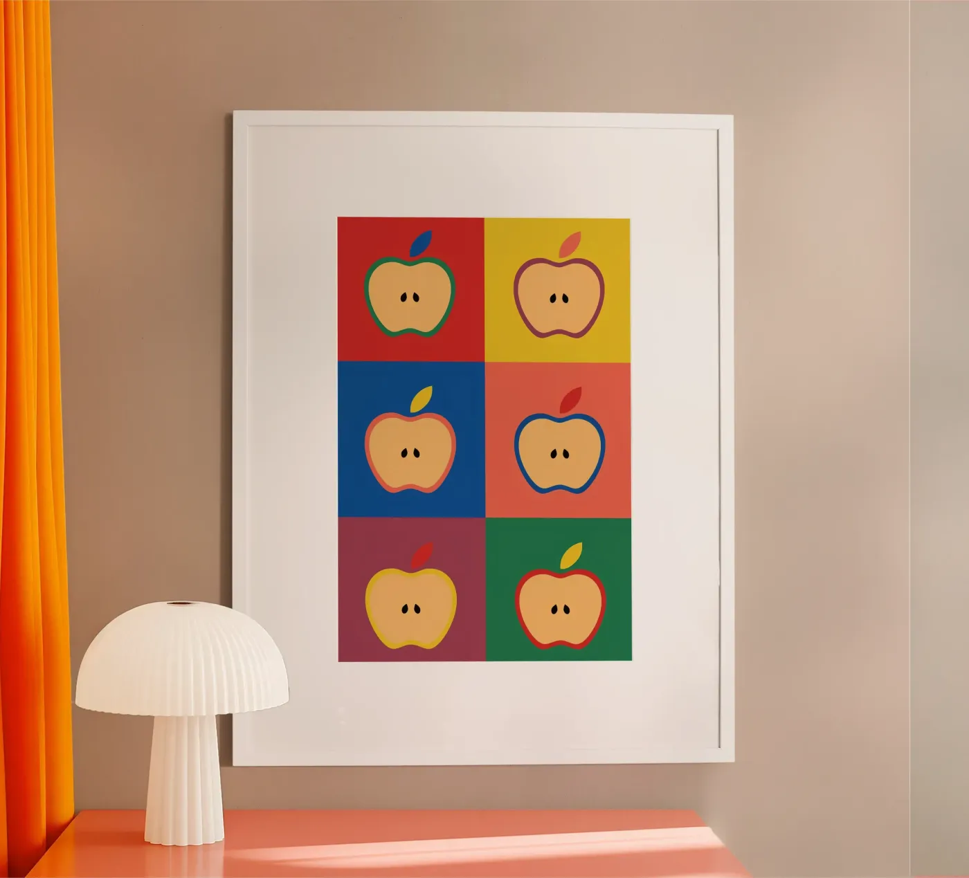 Apples poster van The Poster Kid