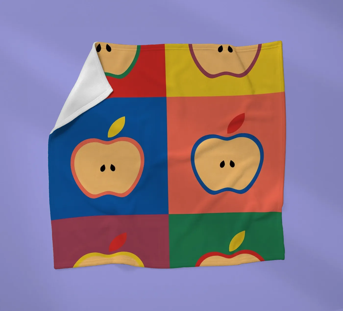 Apples Fleecedecke von The Poster Kid