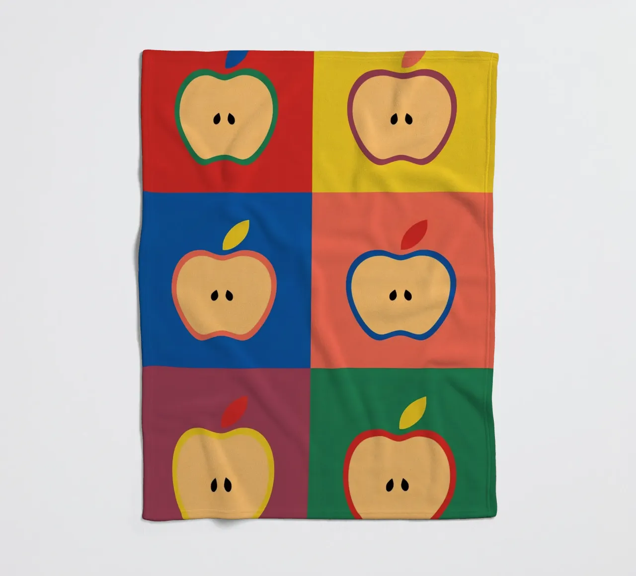 Apples coperta in pile da The Poster Kid
