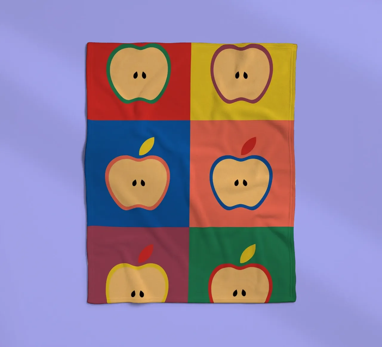 Apples coperta in pile da The Poster Kid