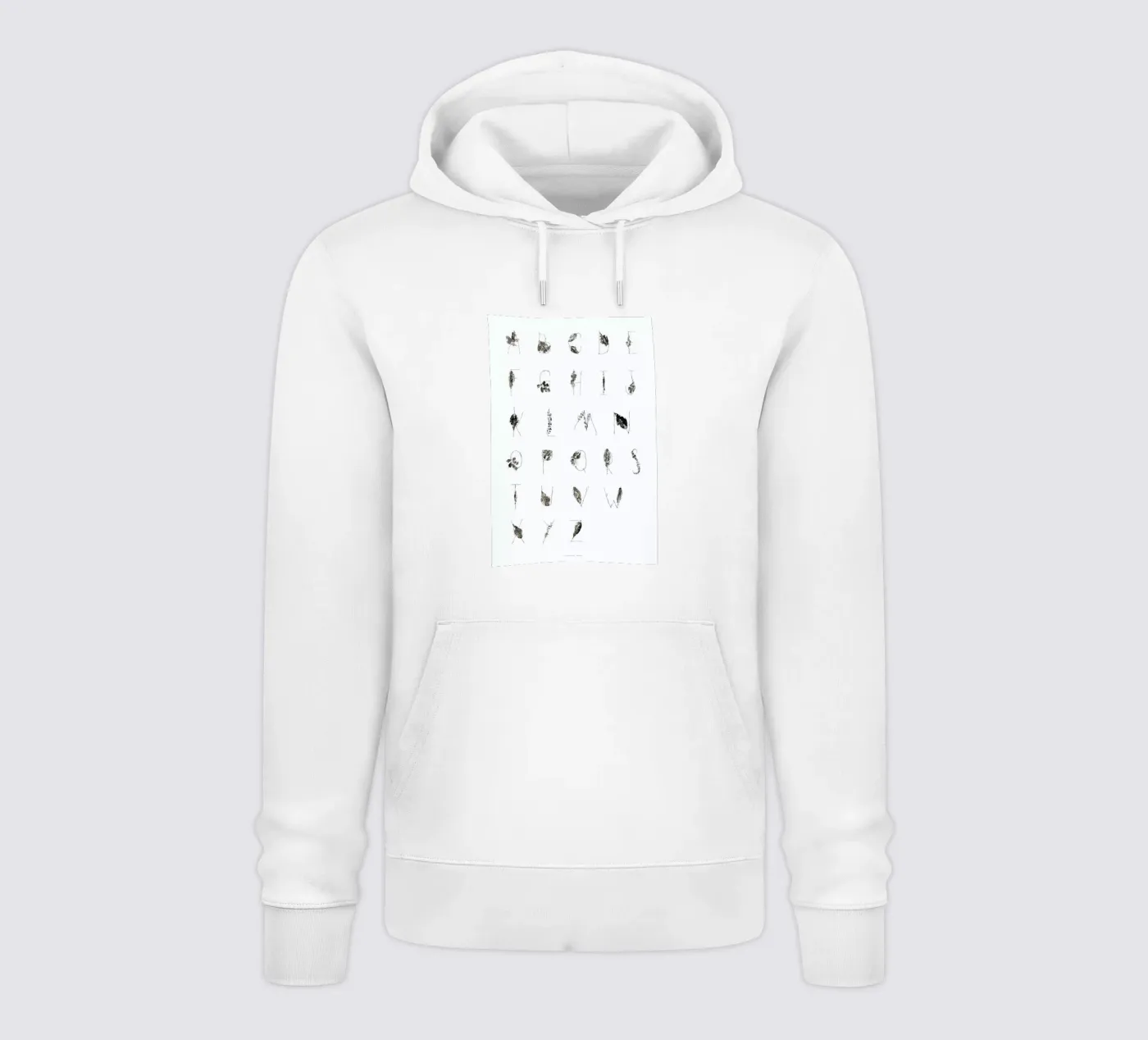 ABC hoodie by Marina Guiu Almenara