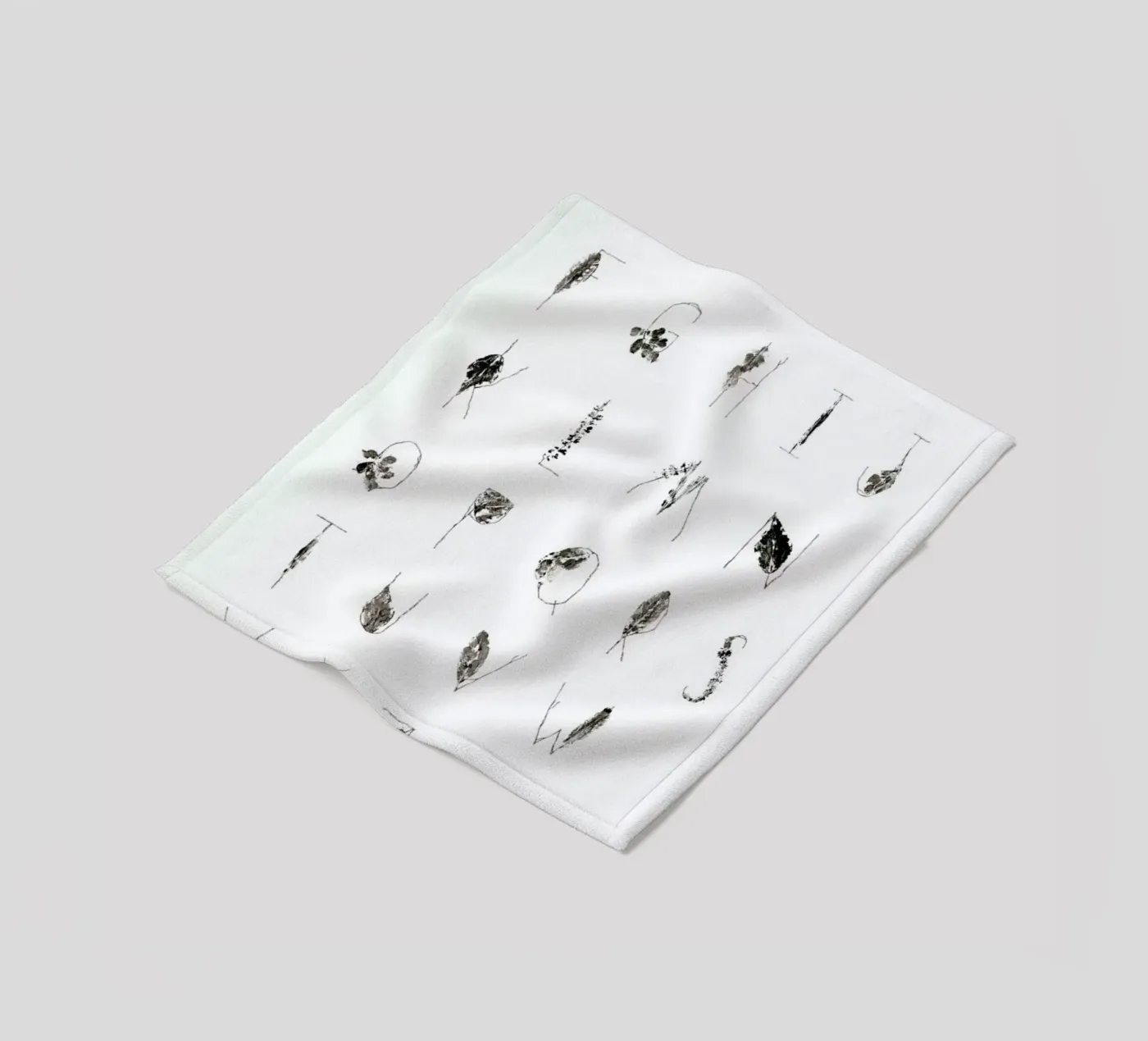 ABC Fleecedecke von Marina Guiu