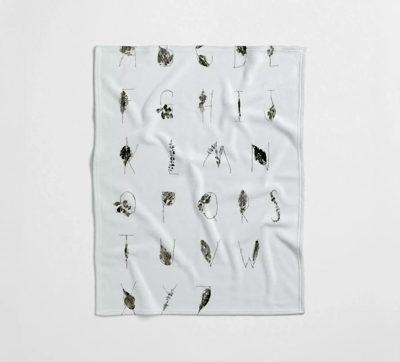 ABC Fleecedecke von Marina Guiu