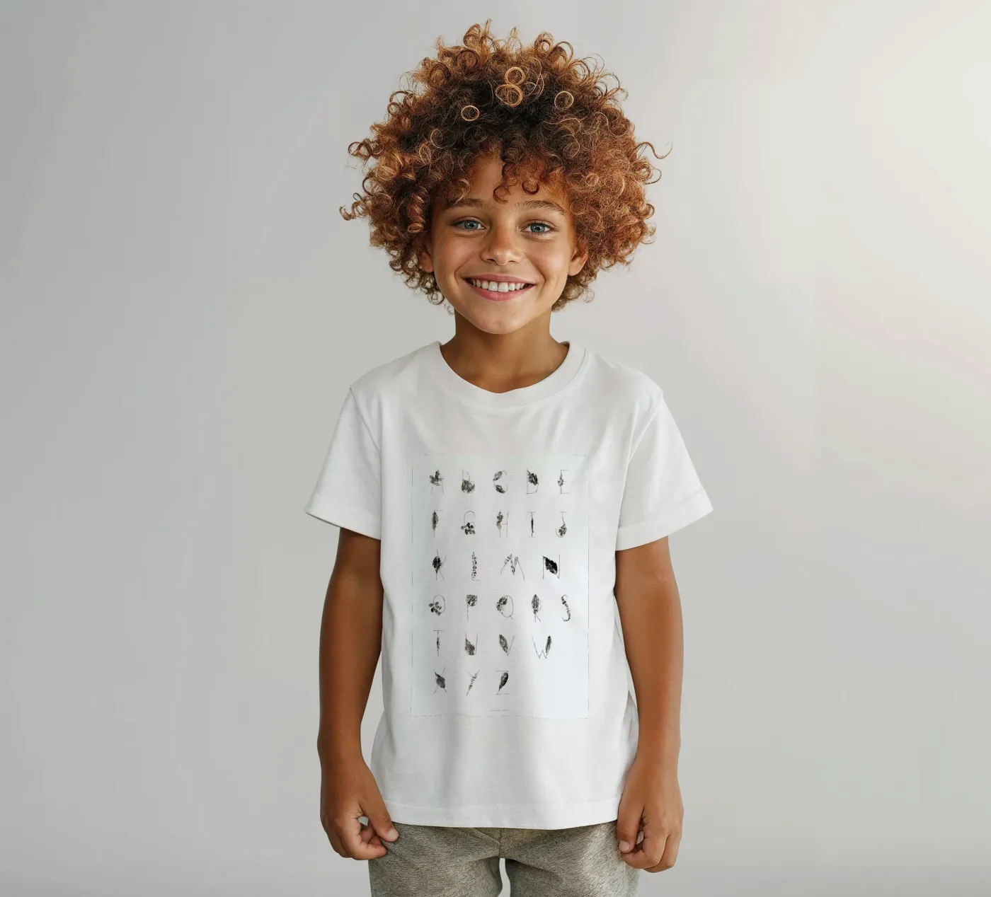 ABC Kinder T-Shirt von Marina Guiu