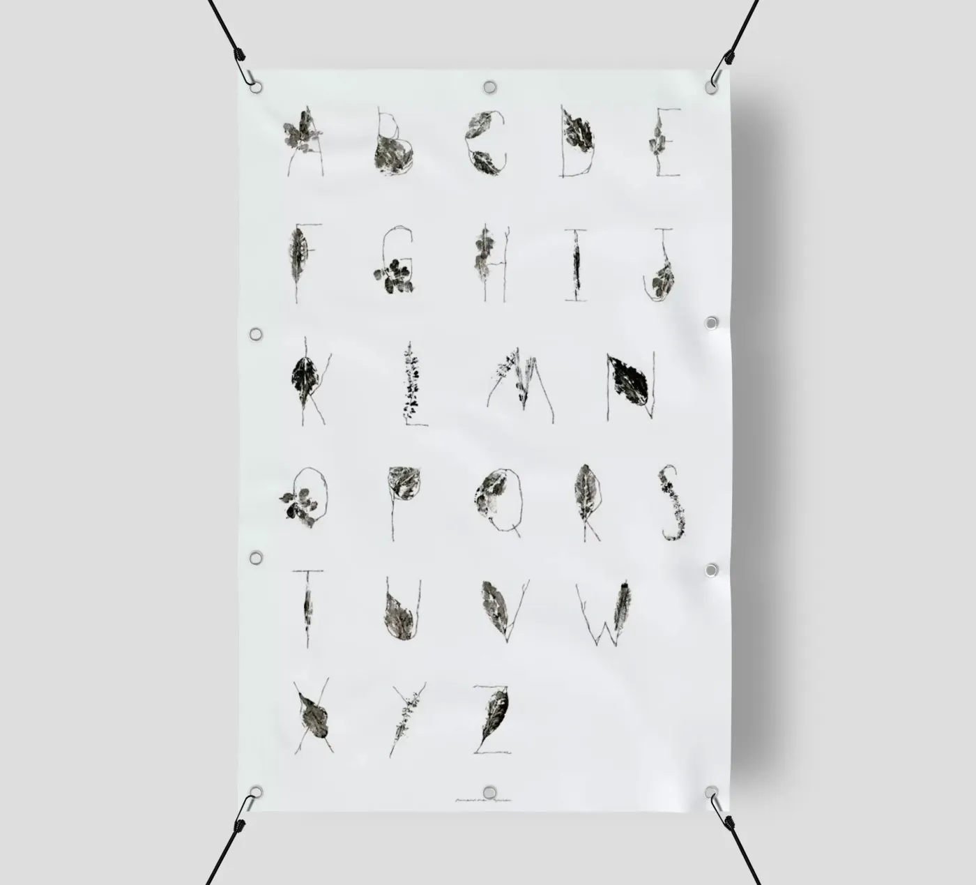 ABC telo in pvc da Marina Guiu