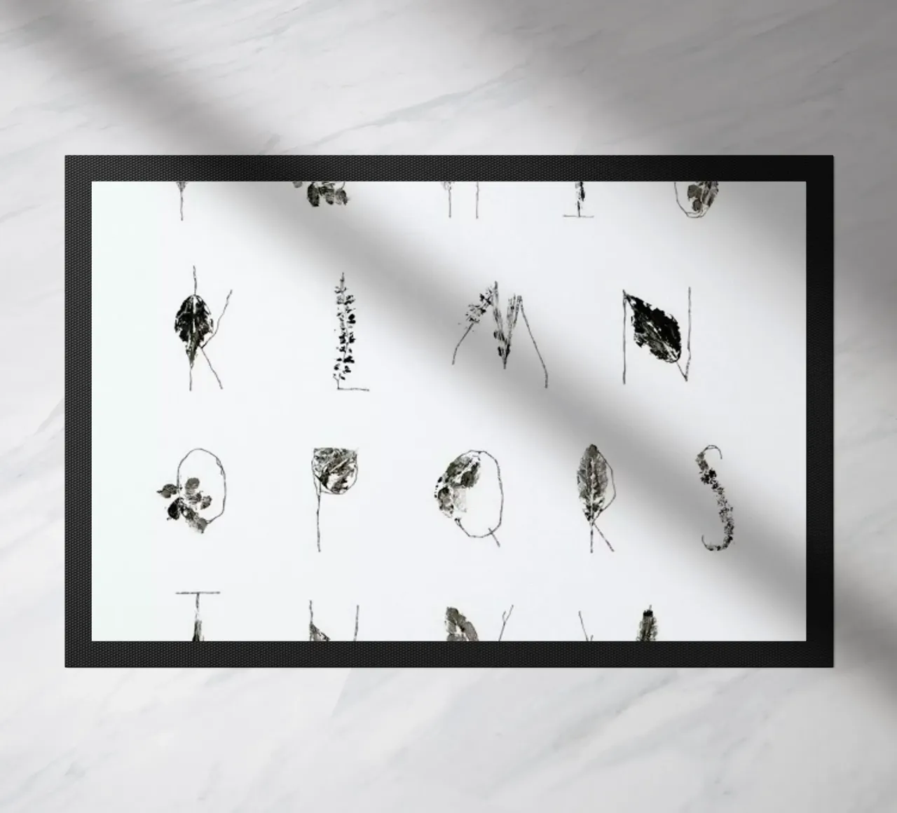 ABC deurmat van Marina Guiu