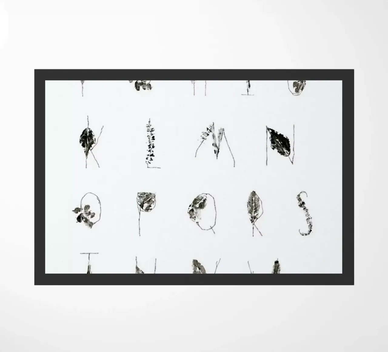 ABC deurmat van Marina Guiu