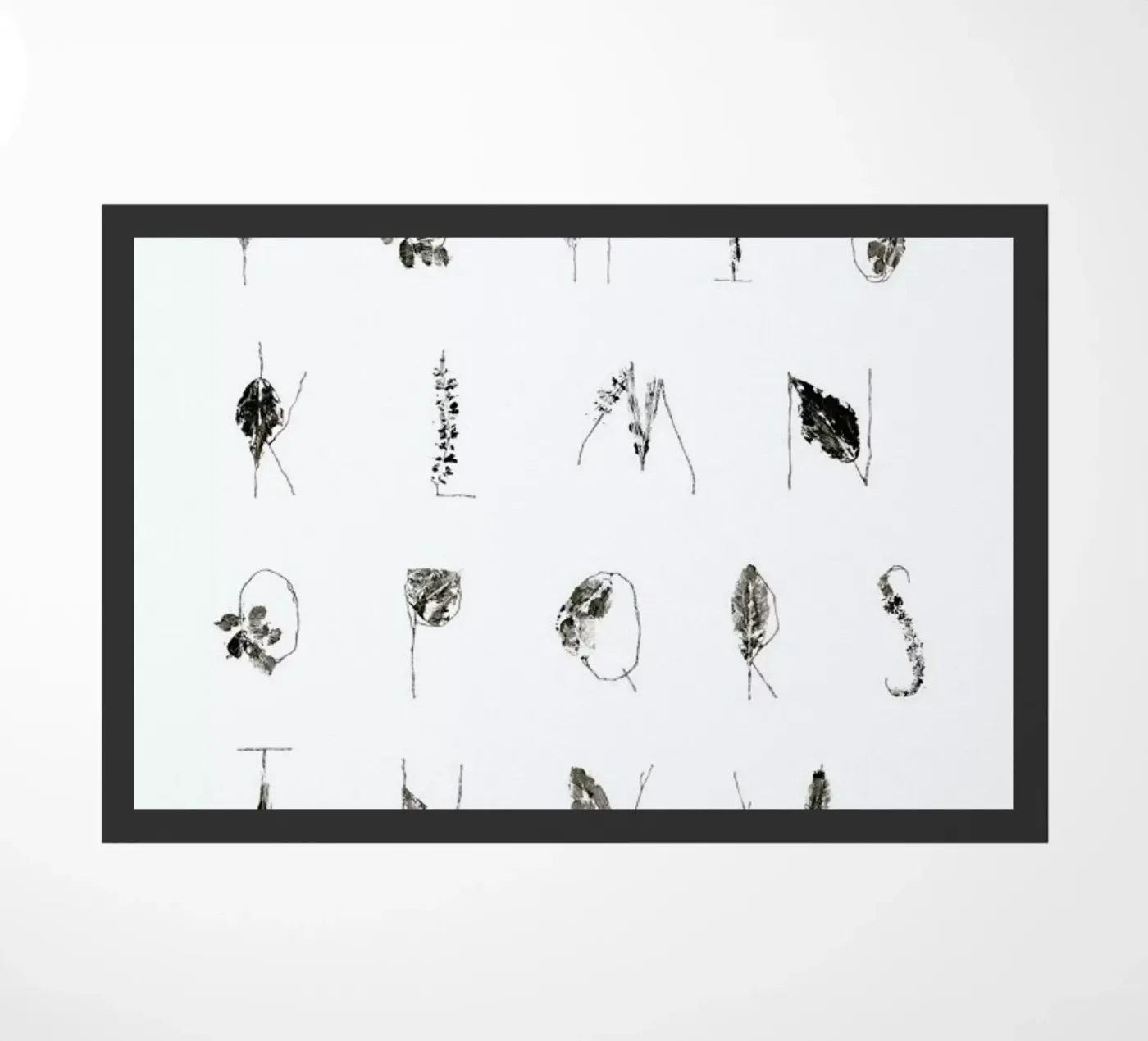 ABC paillasson de Marina Guiu