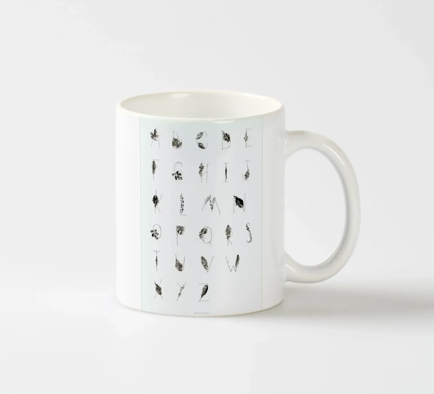 ABC ceramic mug by Marina Guiu