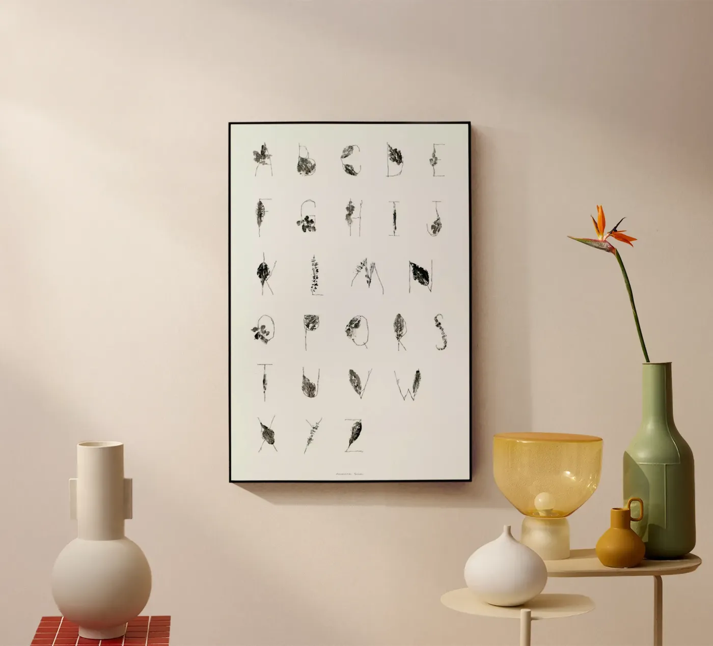 ABC Acryl-Glas von Marina Guiu