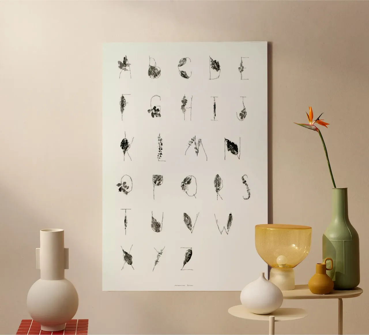 ABC canvas met Baklijst van Marina Guiu