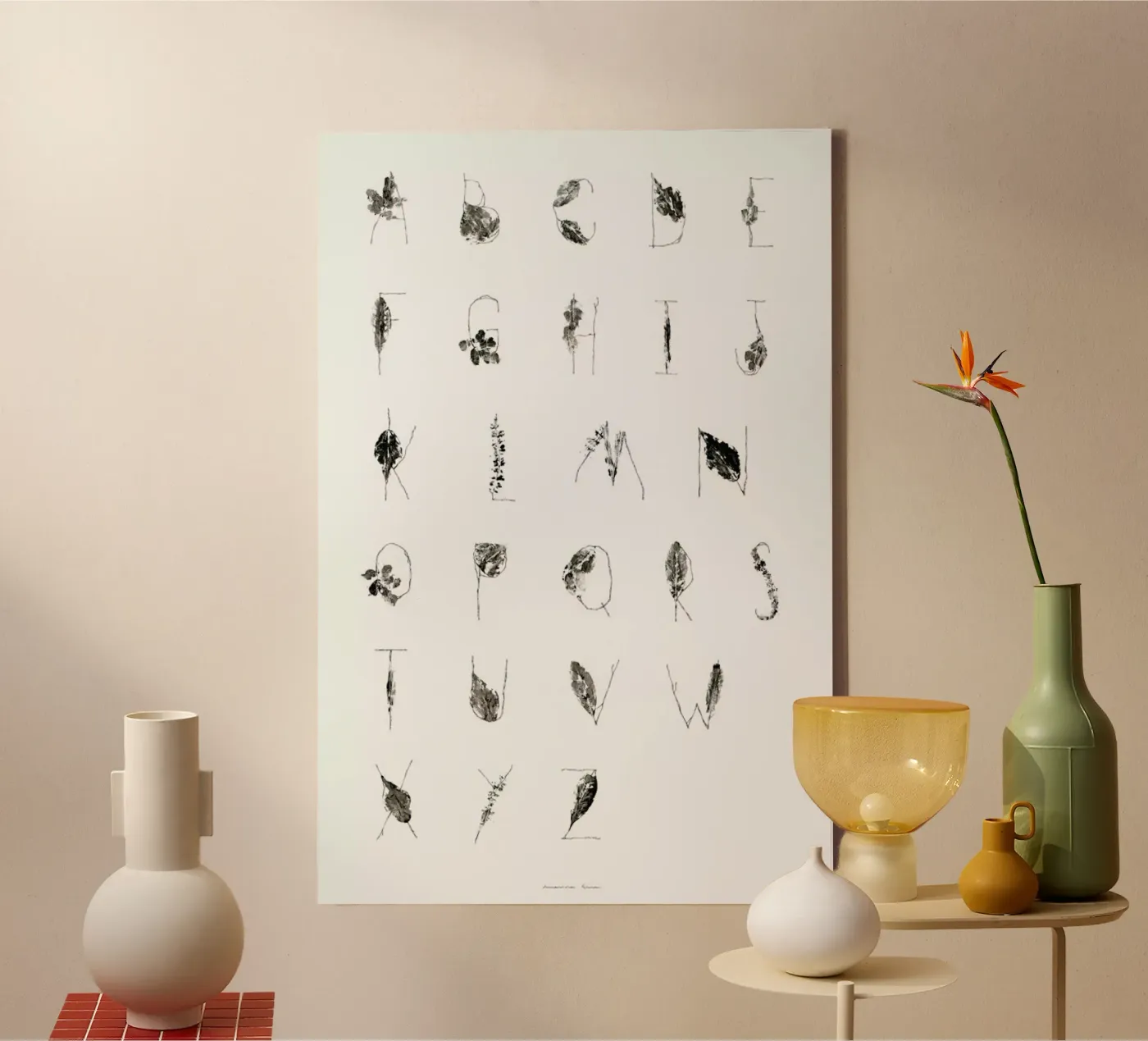 ABC toile de Marina Guiu