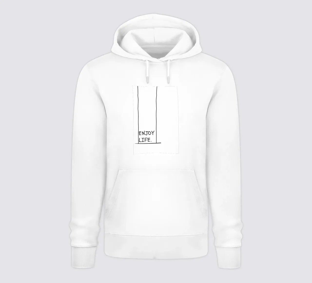 Enjoy Life. felpa con cappuccio da NORDLICHT DESIGNS