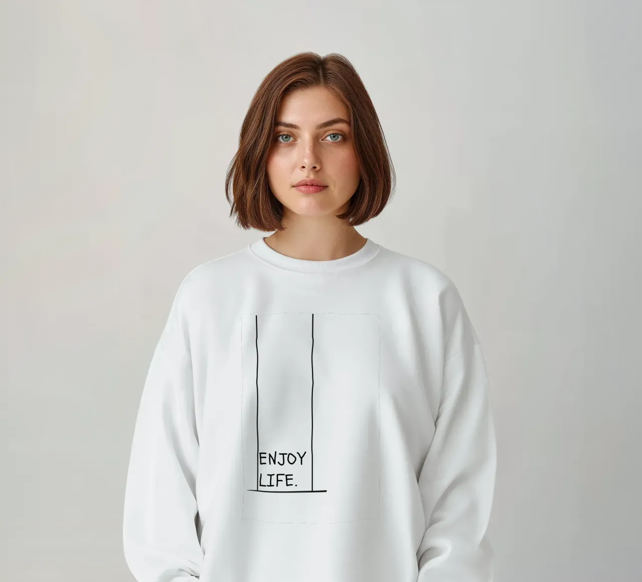Enjoy Life. felpa da NORDLICHT DESIGNS