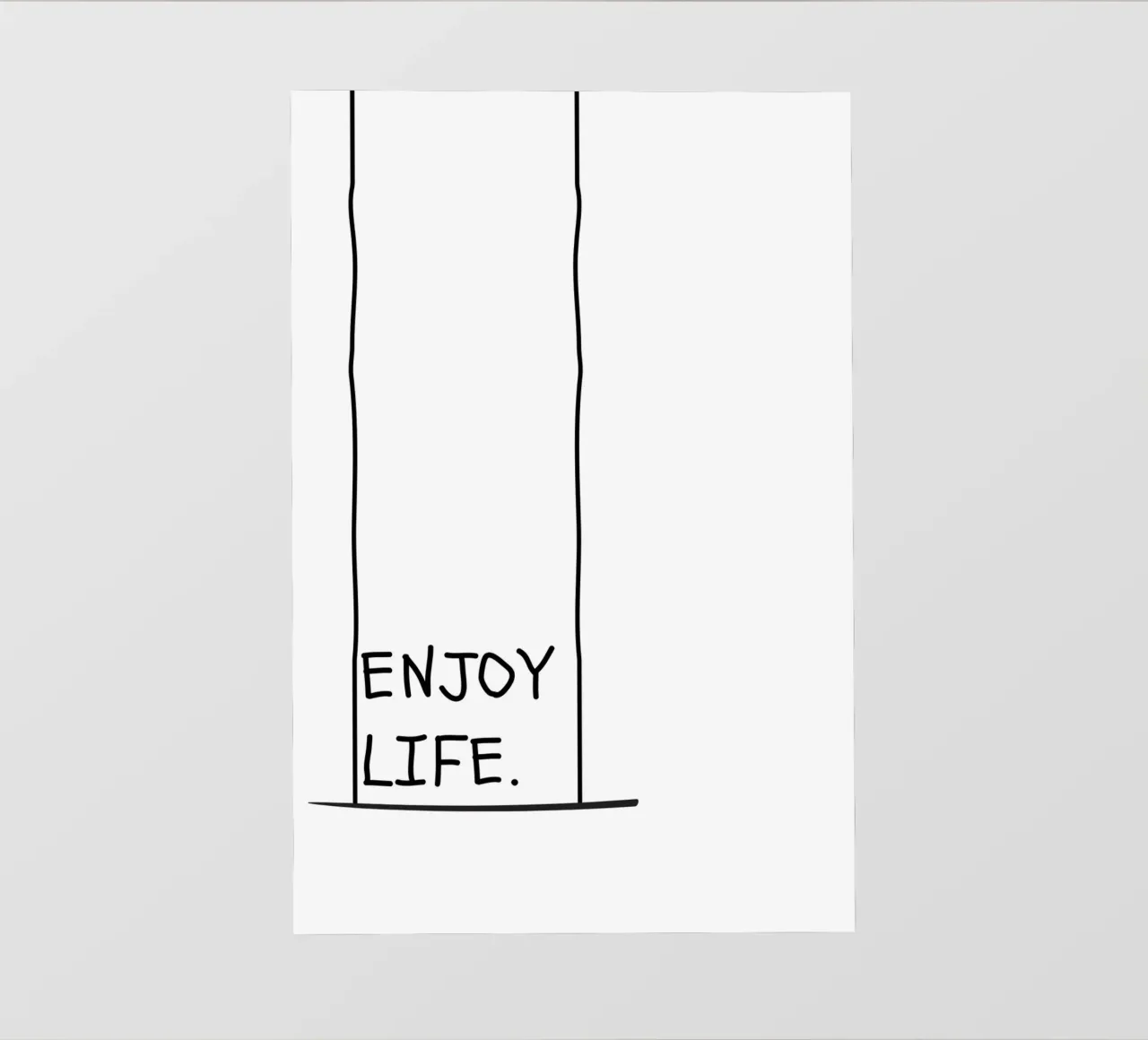 Enjoy Life. pellicola backlit da NORDLICHT DESIGNS