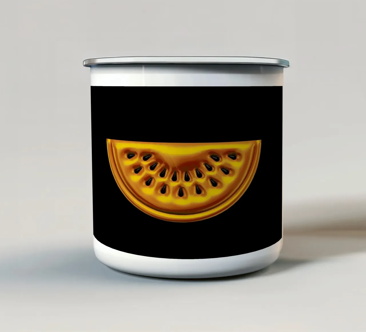 Watermelon tazza in smalto da Octavian