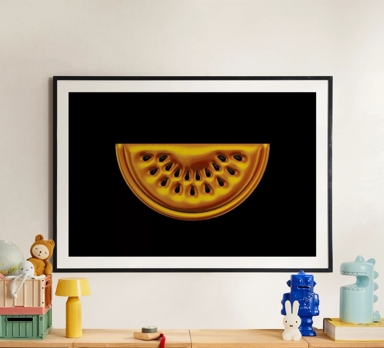 Watermelon poster avec cadre en aluminium de Octavian