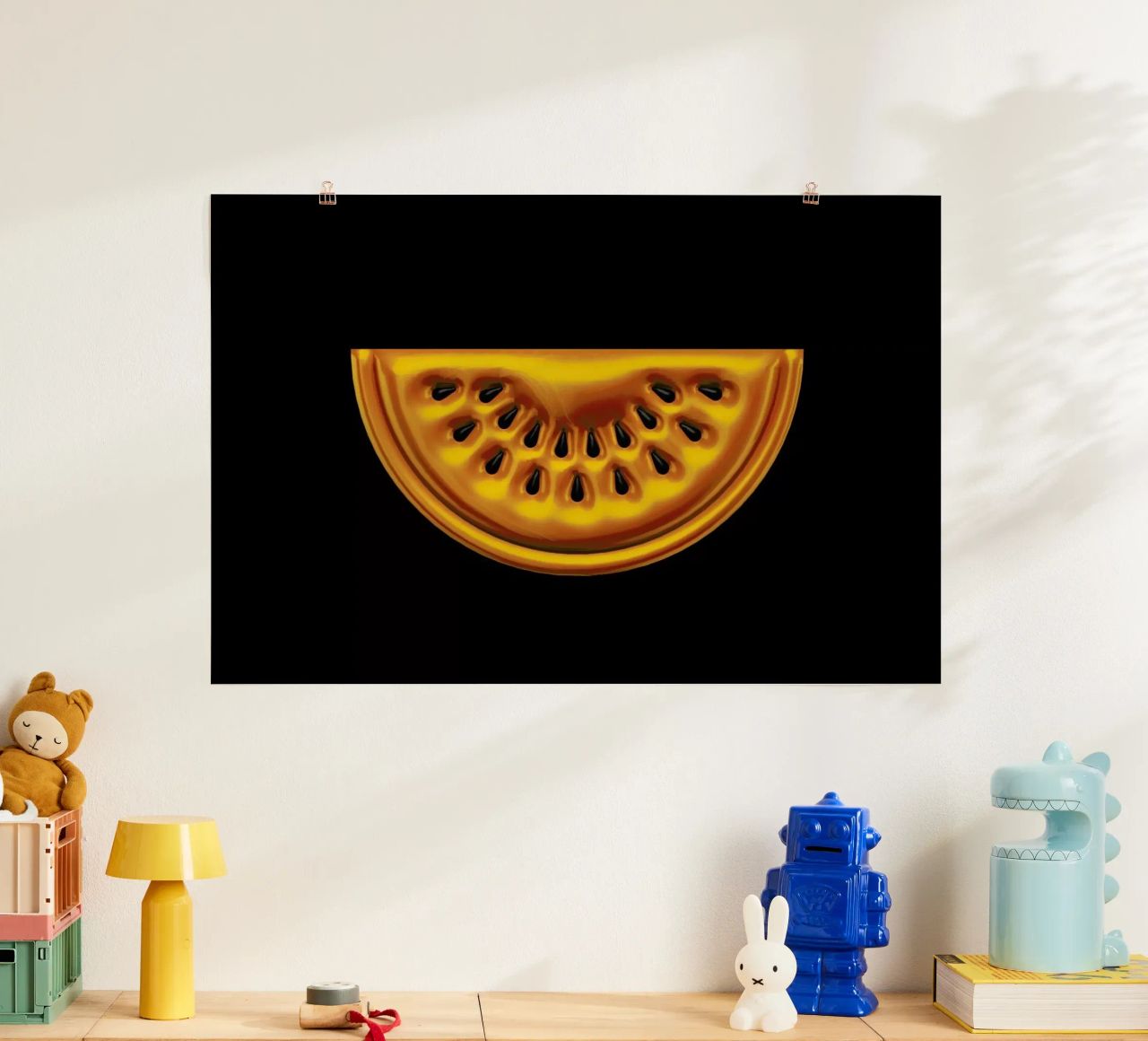 Watermelon poster avec cadre en aluminium de Octavian