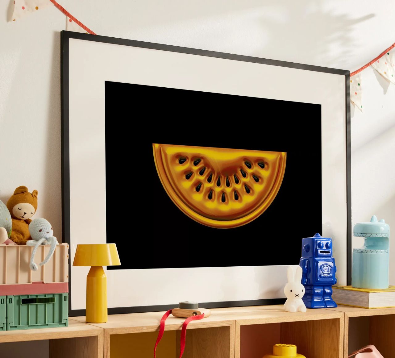 Watermelon poster avec cadre en aluminium de Octavian