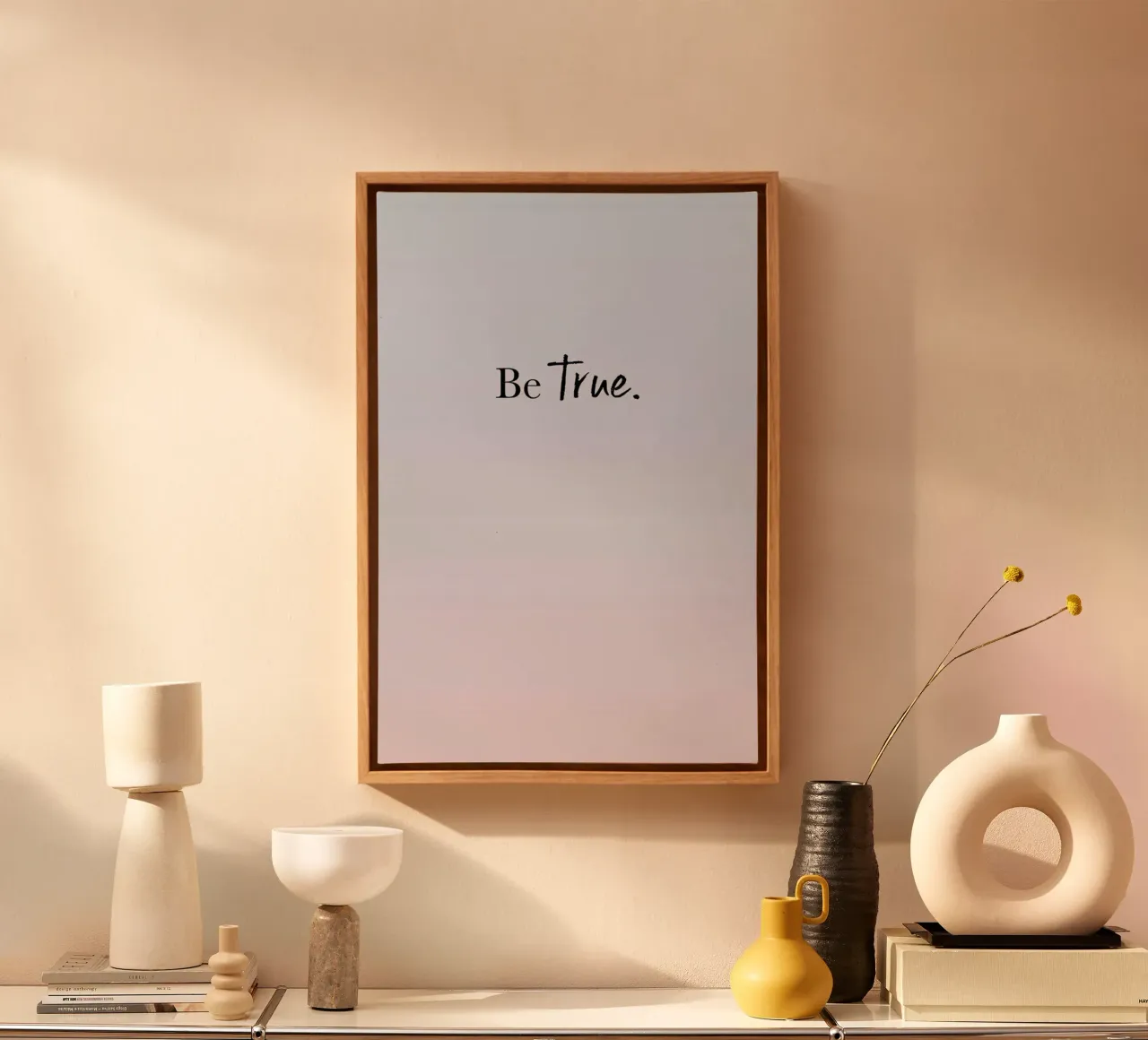 Be True tela con Cornice a cassetta da Studio One