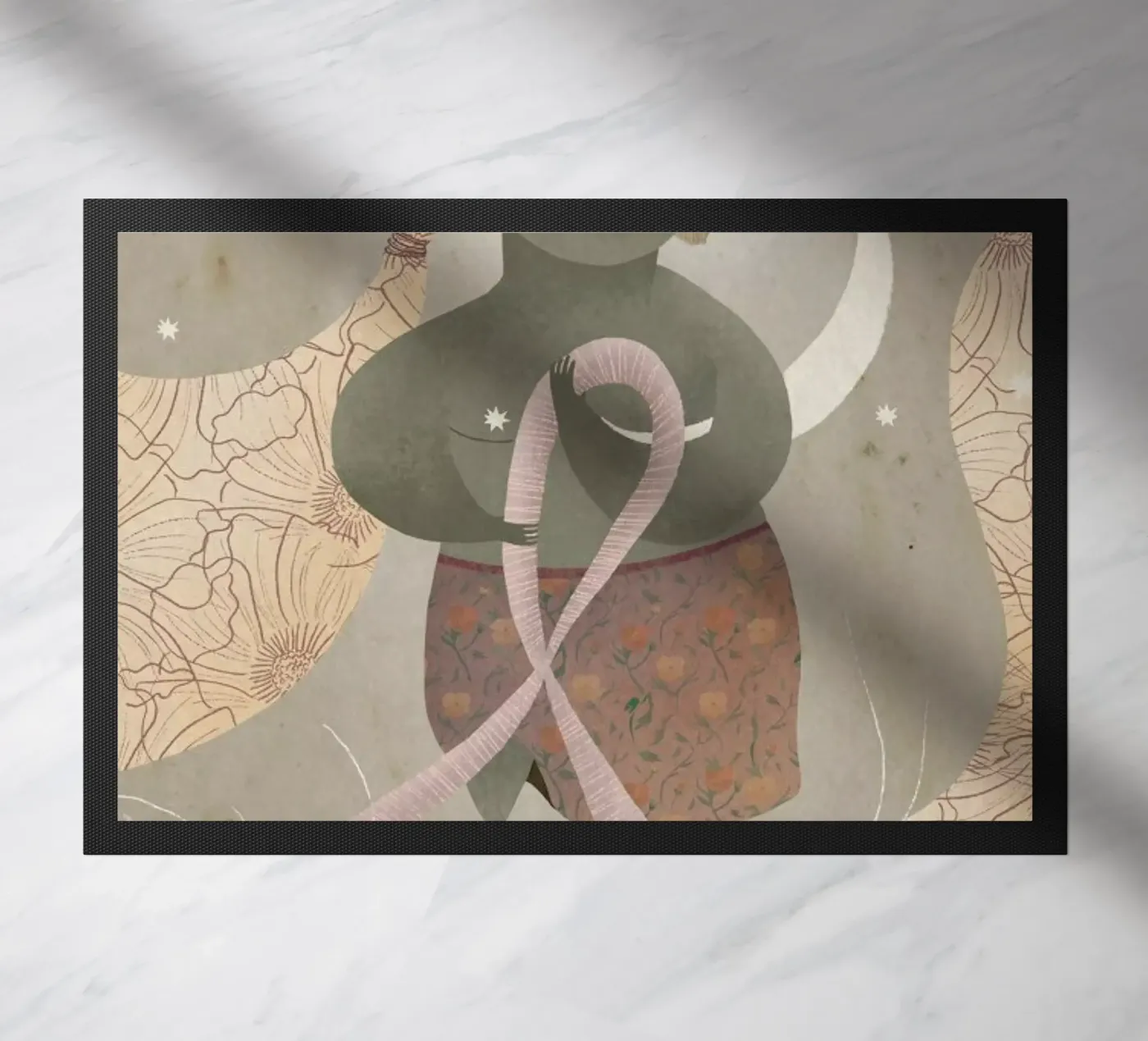 Survivor deurmat van Amalia Restrepo